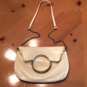 Hobo International White Convertible Bag **EUC**